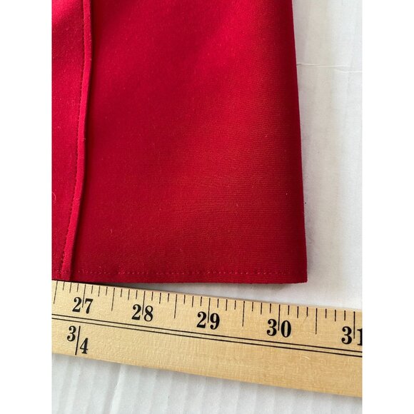 Chicos Red Open Front Long Line Drapey Cardigan Duster Jacket  Chico Size 4 (22) - Picture 7 of 10